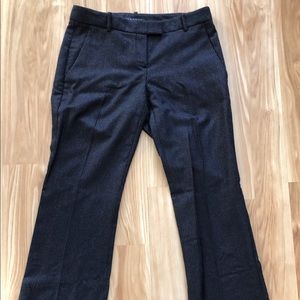 Theory wool pants - charcoal red pinstripe